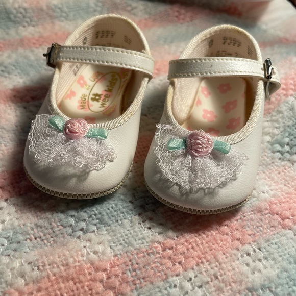 Vintage Wee Kids Baby Shoes Size 0 - Picture 12 of 13